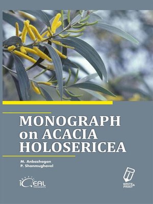 cover image of Monograph on Acacia Holosericea